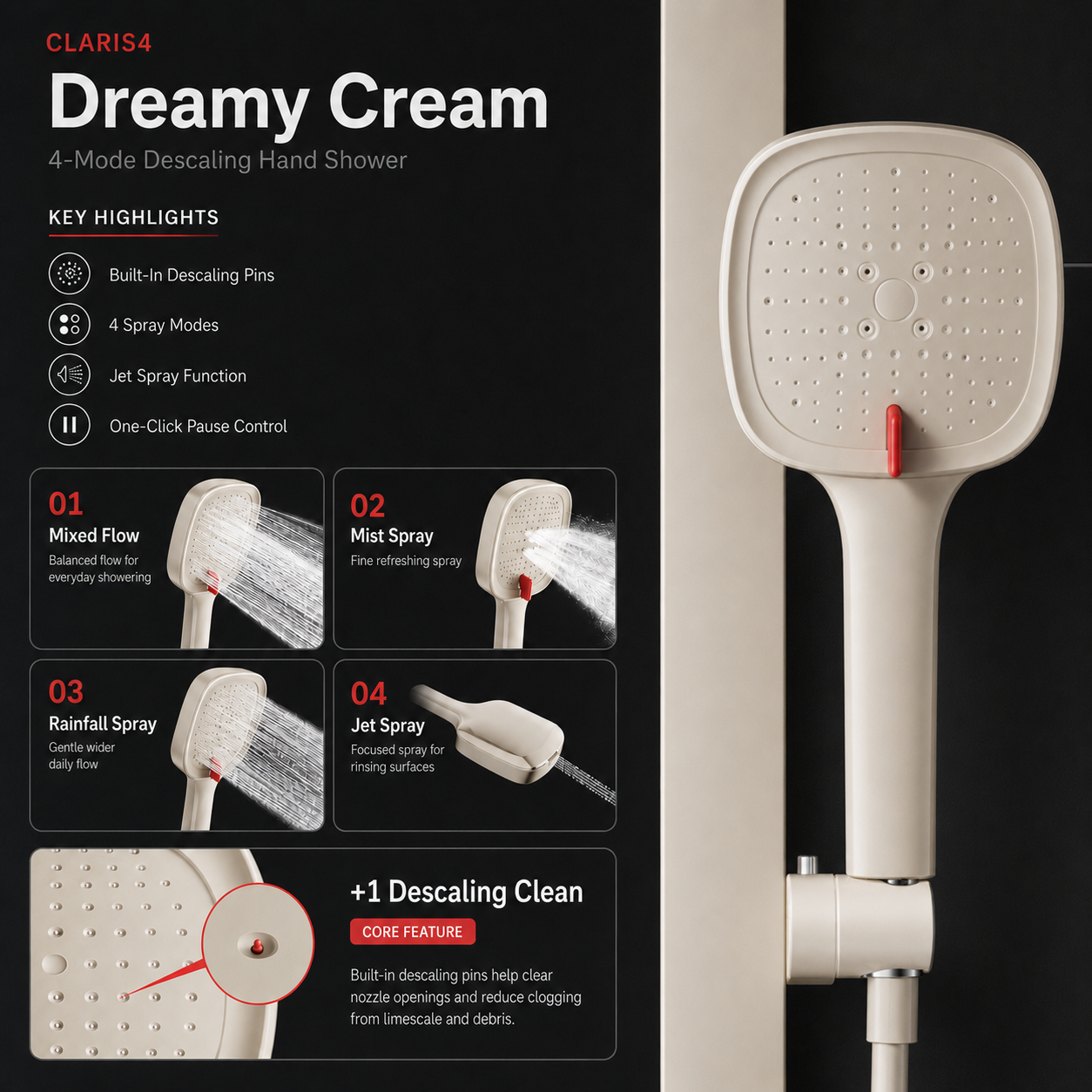 Claris4 Hand Shower