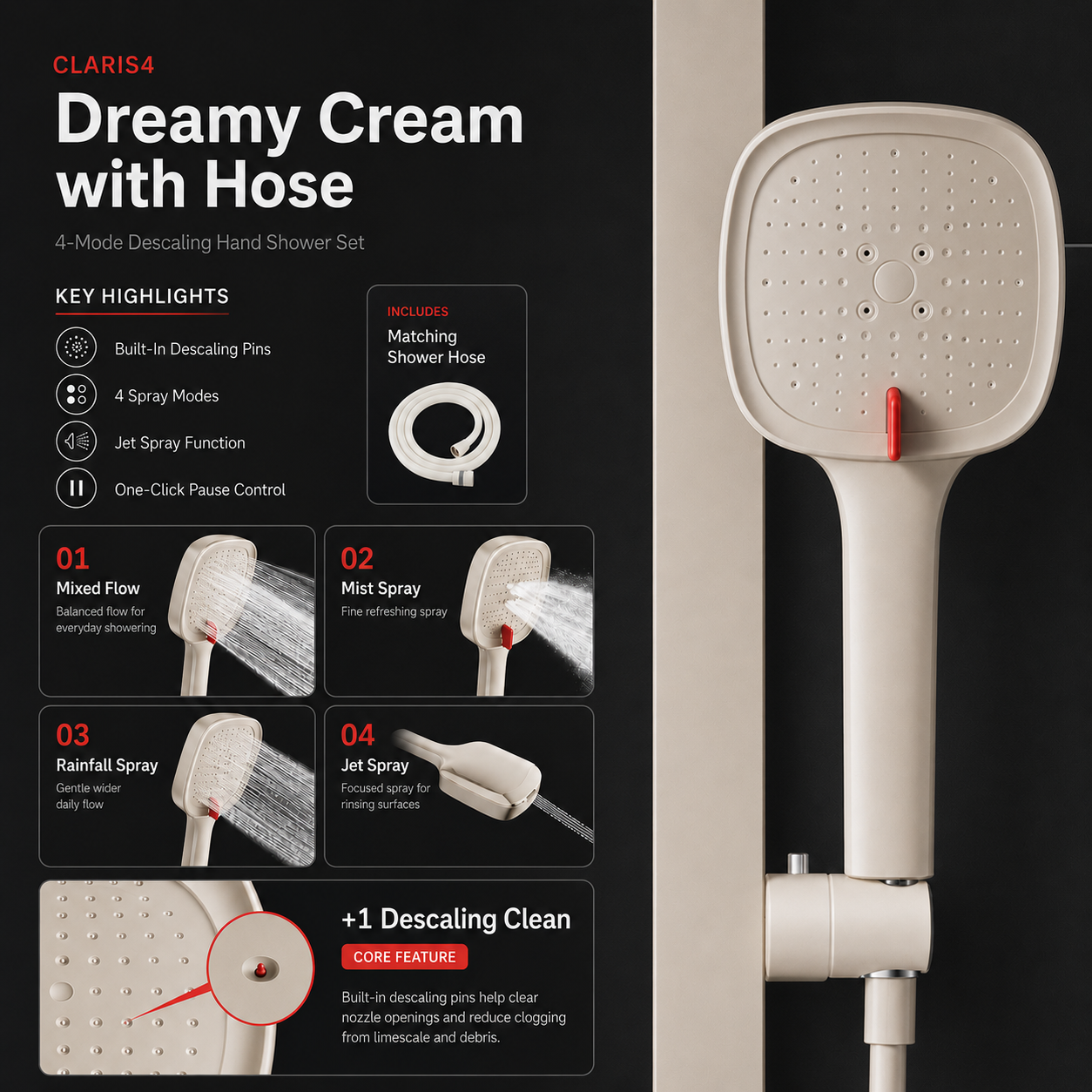 Claris4 Hand Shower